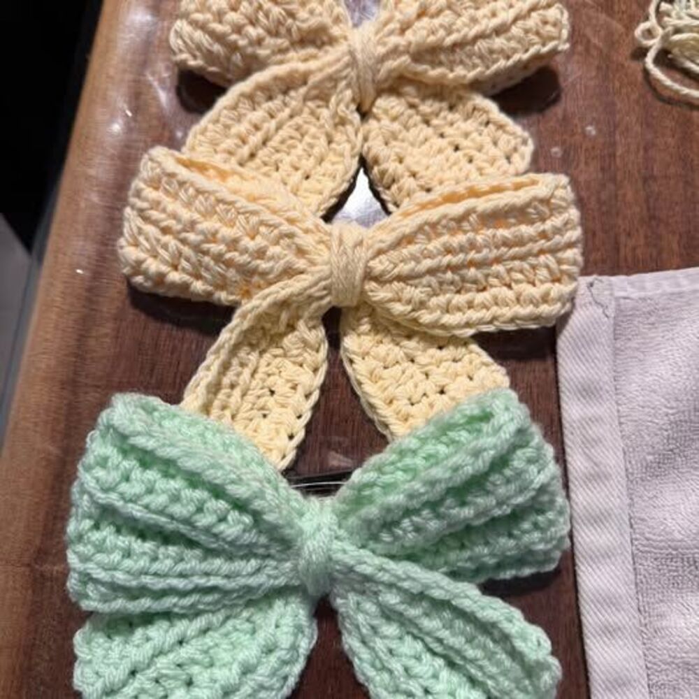 Handmade Crochet bows